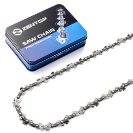ZENTOP Carbide Chainsaw Chain 14 Inch, 050" Gauge, 3/8" LP Pitch, 52 Drive Links Fits Husqvarna 120, Echo CS-310, Ryobi RY3714, and More- S52 (1 Chain)