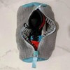 Effortless & Convenient Washing Machine Sneaker Wash Bag Gray