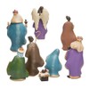 Kurt Adler Resin Nativity Figurine Set, 6.25-Inch, Set of 8