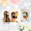 6 Pcs Flower Hair Clips for Women, Hawaiian Hibiscus Hair