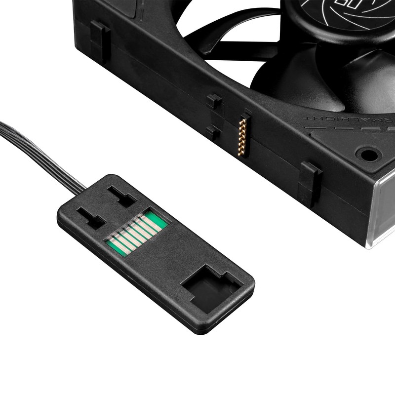 Thermalright TL-M12Q Case Fan-120mm Quiet,PWM Function,Infinity Mirror ARGB Lighting Effects,Wireless