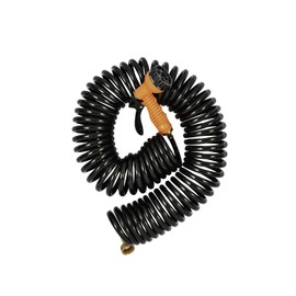 Manguera Tipo Bobina de 15 metros con aspersor con 7 patrones disponibles, Coil Hose GARDENTECH