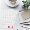LALAFINA Planner Accessories by Calendar Stickers 12 Sheets Monthly Planner