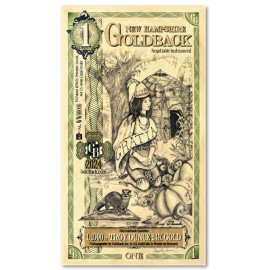 New Hampshire 1 Goldbacks Gold Foil Notes 1/1000th Troy Oz 24KT Goldback Aurum