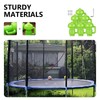 SUPVOX Trampoline End Caps 6pcs Green Frog Caps Daily Use