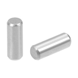 TOP-VIGOR 50Pcs 3mm x 8mm Dowel Pins Shelf Support Pegs, 304 Stainless Steel Cylindrical Shelf Support Pin Fasten Elements Silver Tone