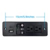 Emomo Power Recliner Emomo 2 Outlet Recessed Power Strip HX66P2U2R