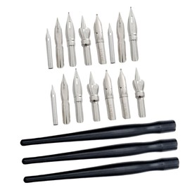 GRADENEVE 3sets Masking Fluid Pens Art Ruling Pens with Stainless Steel Nibs for Watercolor Painting Drawing Lines and Calligraphy Comfortable Grip for Easy Use