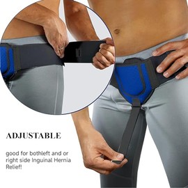 Defresit Defresit Hernia Belt For Men Hernia Truss,Inguinal Hernia Support for Men for Left or Right Side, Men's Inguinal Hernia Support Truss For Inguinal, Groin Hernias, Adjustable Waist StrapBlue