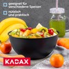 KADAX Plastic Bowl, Salad Bowl, Stackable Mixing Bowl, Plastic Bowl,