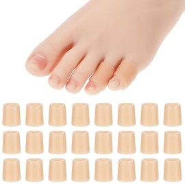 Consigue alivio inmediato con WY LIGHTING LEVEL: 12 pares fundas protectoras de Silicona Transpirable que eliminan la presión de uñas encarnadas, callos y durezas,