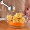 3PCS Ice Cream Scoop, Stainless Steel Cookie Scoop Set Cookie