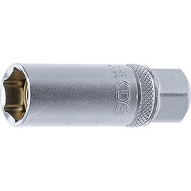 BGS - Magnético, 0.394 in, 3/8" Drive, SW 0.630 in bujía inserto, 2469