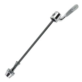 Steel Quick Release Skewer for Rear Mounted Trainers, Standard Bike Wheel Skewers Rod Lever for Turbo Trainer, Indoor Trainer, Riding, All Rear Cycle Wheels with Hollow Axle, Silver