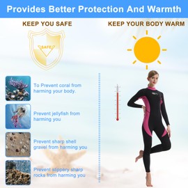 Wetsuit for Men Women, 3MM Shorty/FullWetsuit Neoprene Mens Womens Wetsuit Full Body in Cold Water Keep Warm for Diving Surfing Snorkeling Kayaking