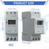 THC15A Weekly LCD Digital Electronic Timer Relay Programmable for Public