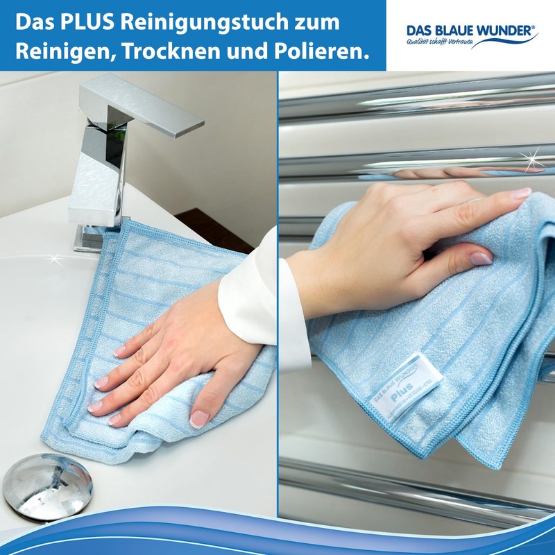 Das blaue Wunder Plus Cleaning Cloths 8 x 40 x