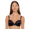 SUSA Women's Damen Push Dirndl-BH 7432 Bra, Black (Schwarz 004),