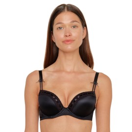 SUSA Women's Damen Push Dirndl-BH 7432 Bra, Black (Schwarz 004), 36A