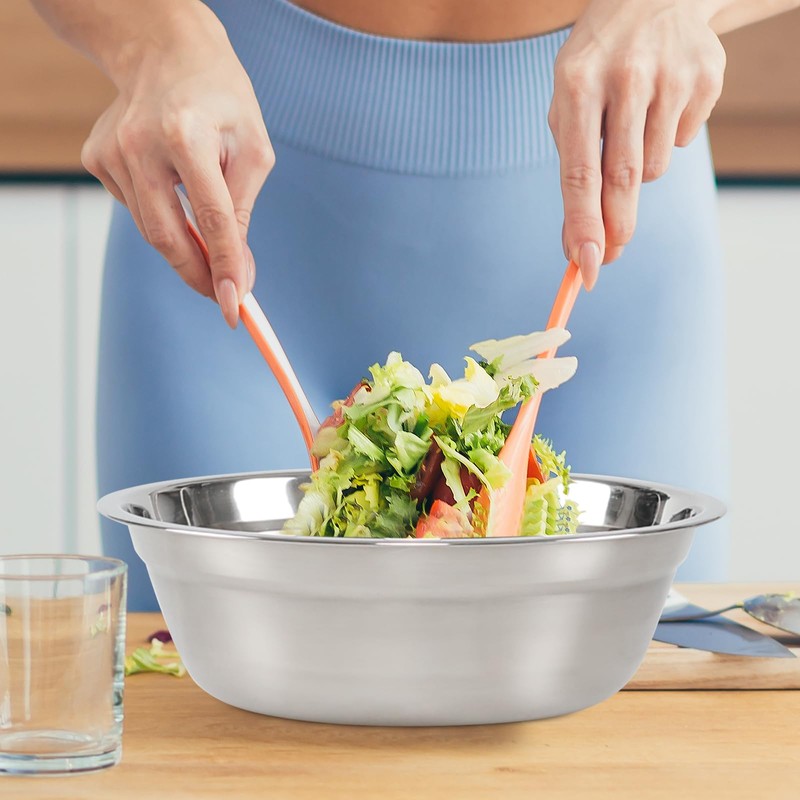 Xyskin Set of 4 Stainless Steel Mixing Bowl Set, Metal
