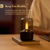 Candlelight Style Aroma Diffuser 120mL Mist Humidifier Warm White Night