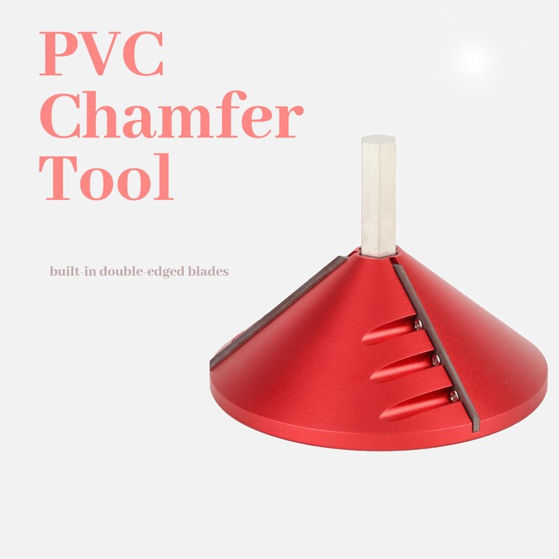 PVC Deburring Tool, 2 in 1 Exterior Interior PVC Deburring