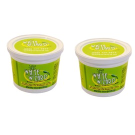 White Wizard Spot Remover And All Purpose Cleaner - Two Tubs - 20 oz - Odorless, Biodegradable, Non-Toxic Eco Formula