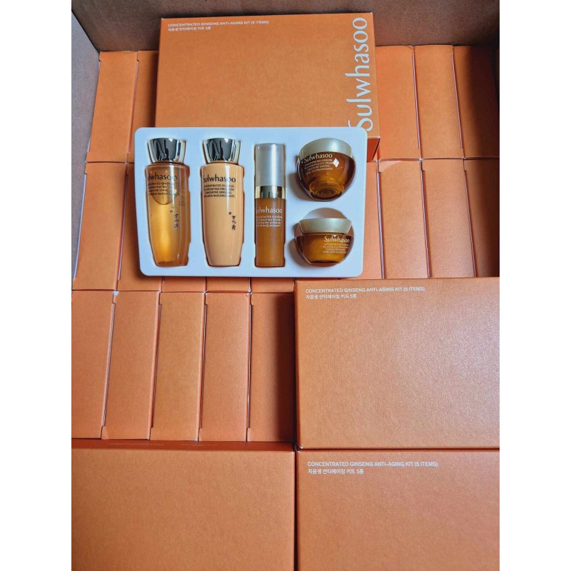 Sulwhasoo Concentrated Ginseng Anti Aging Kit (5 Items) Anti Wrinkle