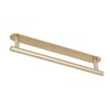 Single Rod Towel Bar 304 Stainless Steel Wall Mount Adhesive