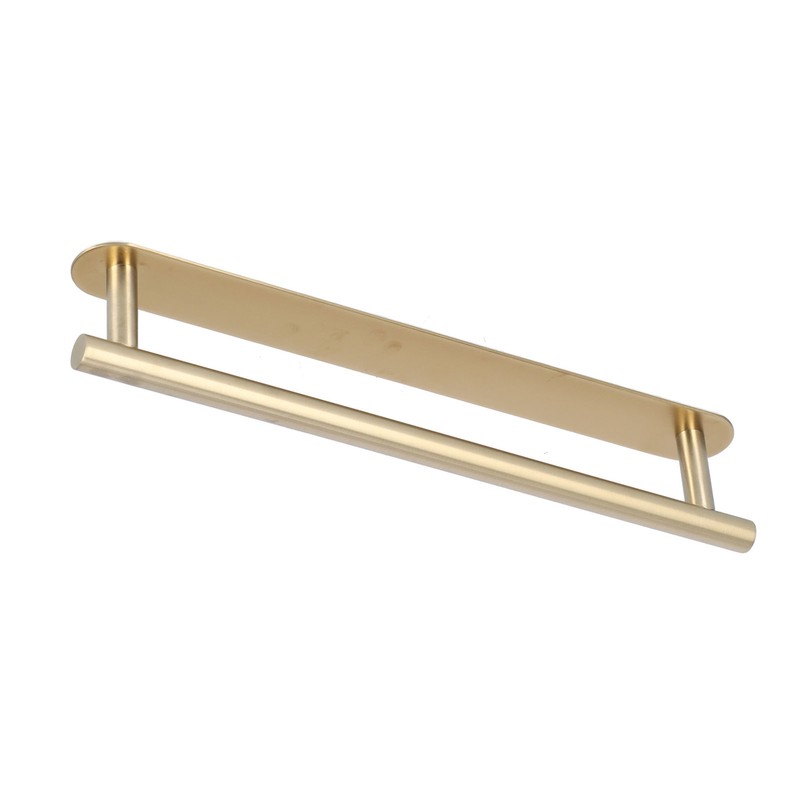 Single Rod Towel Bar 304 Stainless Steel Wall Mount Adhesive