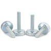 CONPHERON Galvanised Carbon Steel Thumb Screws Flat Knurled Head Screws
