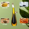 Lily's Home Glass Olive Oil and Vinegar Dispenser Bottle, for