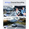 CIEVIE Dash Cam Front and Rear Camera, 5G WiFi &