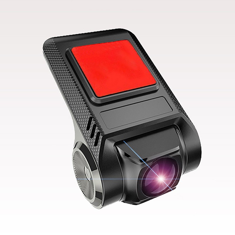 Car USB Dashcam 1080P Single Record Front Driving Video Recorder