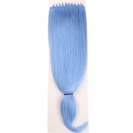 Braiding Hair Pre stretched Sky Blue Prestretched Pre sectioned Hypoallergenic Knotless Pre separated Ez Braid Yaki Texture