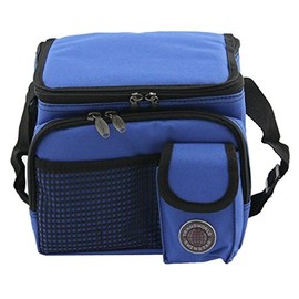 Transworld Durable Deluxe Insulated Lunch Cooler Bag (Many Colors and Size Available) (9" x 7" x 8", Royal Blue)
