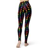 sissycos Women's Rainbow Printed 80s Leggings Buttery Soft Stretchy Pants