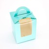 20Pcs Single Cupcake Boxes in Blue Cupcake Gift Boxes with