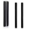 Unscented Long Spiral Taper Candle Handmade Dripless Black 10 Inch