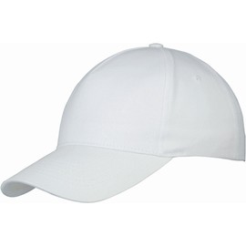 US BASIC 5 PANEL CHILDRENS BASEBALL CAP HAT - 13 COLOURS (WHITE)