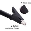 Greluma Pack of 5 Crocodile Clip Test Leads, Double-Sided Crocodile