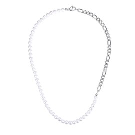 GAVU Men's Pearl Necklace, Shell pearl, No Gemstone