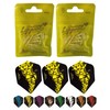 THOR-DARTS L-Style Dart Tips in Double Pack Flights (2 x