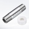 HARFINGTON Stainless Steel Nipple Pipe Fitting 1/4" NPT x 1/4"