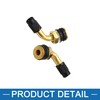 A ABSOPRO Tire Valve Stem Motorcycle ATV Brass Bent Angled