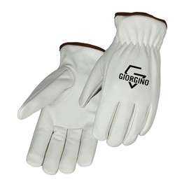 GIORGINO Goat Leather Driver Gloves, Unlined Binding on Cuff, Keystone Thumb - Size: 2XL