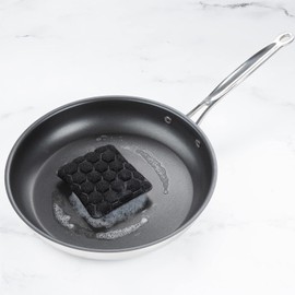 HIC Kitchen Sudz-Power Scratch-Free Scrubber Sponges, Long Lasting Polyurethane, BPA Free, Rectangular, Set of 2