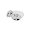 Croydex Pendle Flexi-Fix Soap Dish & Holder, Chrome, Metal, 54