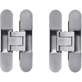 TamBee Outswing Hidden Door Hinges for Secret Door Secret Door Hinges Concealed Door Hinge Hidden Hinges for Secret Door 3 Way Adjustable 6inch 2PCs
