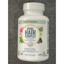 VITAL NUTRITIVE Vital Hair Complex - Hair Growth Vitamins for Men and Women -...